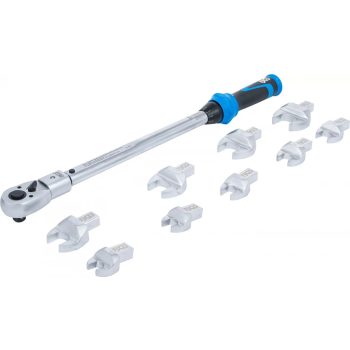   BGS technic Set chei dinamometrice | pentru capete ataşabile 14 x 18 mm | 40 - 210 Nm | 11 piese (BGS 7193)