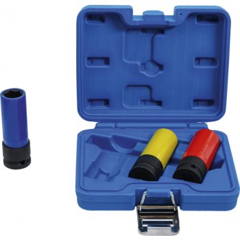   BGS technic Set tubulare adanci de impact 17, 19 si 21mm cu protectie pentru jante din aliaj, antrenare 1/2" (BGS 7300)