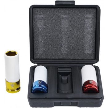   BGS DIY Set tubulare adanci de impact 17, 19 si 21mm cu protectie pentru jante din aliaj, antrenare 1/2" (BGS 7310)