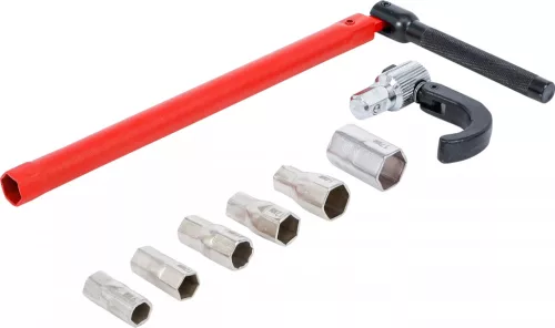 BGS technic Set Chei piuliţe robinete aplicate | 8 piese (BGS 74244)