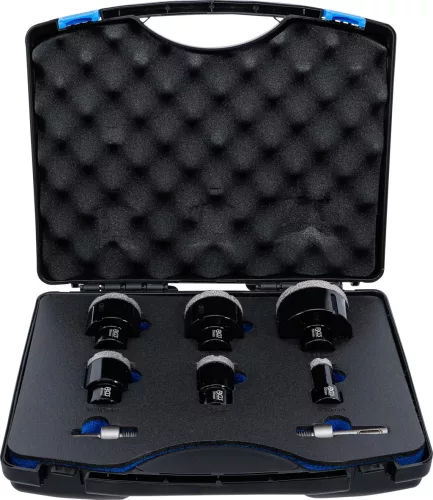 BGS technic Set coroane găurire diamantate | 20 - 68 mm | 8 piese (BGS 74275)