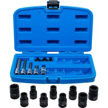   BGS technic Set capete chei tubulare etriere frână şi biţi ataşare | 17 piese (BGS 74283)