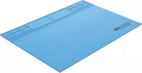 BGS technic Saltea de lucru din silicon | magnetică | 350 x 245 x 3 mm (BGS 74304)