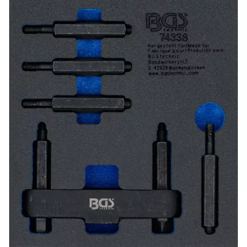   BGS technic Suport organizator pentru cărucior 1/6: Cheie piuliţă cu gaură frontală | pentru osii spate autocamioane (BGS 74338)
