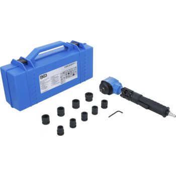   BGS technic Şurubelniţă cu impact pneumatică | Set chei tubulare de impact şi în unghi | 12,5 mm (1/2") | 650 Nm | 10 piese (BGS 74348)