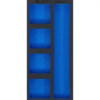   BGS technic Suport organizator pentru cărucior 1/3, gol: 5 compartimente aşezare | 408 x 189 x 32 mm (BGS 74362)