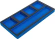 BGS technic Suport organizator pentru cărucior 1/3, gol: 5 compartimente aşezare | 408 x 189 x 32 mm (BGS 74362)