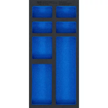   BGS technic Suport organizator pentru cărucior 1/3, gol: 7 compartimente aşezare | 408 x 189 x 32 mm (BGS 74363)