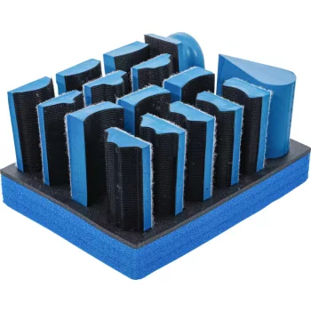   BGS technic Set blocuri de şlefuire cu scai | 16 piese (BGS 74365)