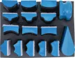 BGS technic Set blocuri de şlefuire cu scai | 16 piese (BGS 74365)