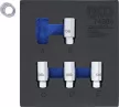 BGS technic Suport organizator pentru cărucior 1/6: Set chei desfăcut antifurt pentru Tesla | 5 piese (BGS 74388)
