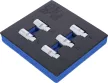 BGS technic Suport organizator pentru cărucior 1/6: Set chei desfăcut antifurt pentru Tesla | 5 piese (BGS 74388)
