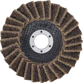   BGS technic Disc şlefuire evantai | Pâslă | Ø 125 mm | Granulaţie 80 (BGS 74472)