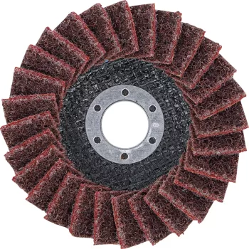   BGS technic Disc şlefuire evantai | Pâslă | Ø 115 mm | Granulaţie 120 (BGS 74473)