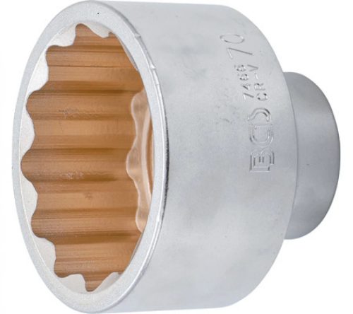 BGS technic Cheie tubulară 70 mm in 12 colțuri, antrenare 20 mm (3/4") (BGS 7466)