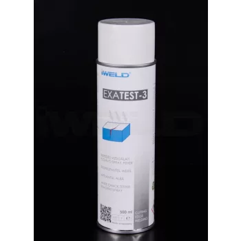   IWELD EXATEST fisura de testare dezvoltator spray de 500ml, alb (750EXATEST3)