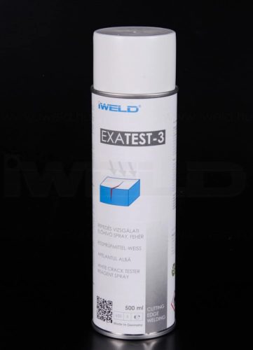 IWELD EXATEST fisura de testare dezvoltator spray de 500ml, alb (750EXATEST3)