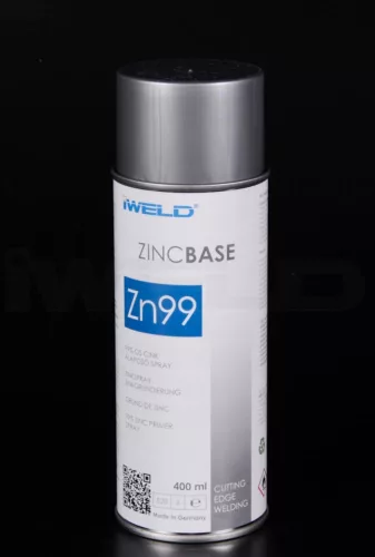 IWELD ZINCBASE 99% zinc grund spray de 400ml (750ZNBASE99)