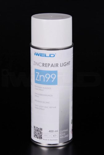 IWELD ZINCREPAIR LIGHT 99% lumină strălucitoare zinc spray-400ml (750ZNREPRLGT)