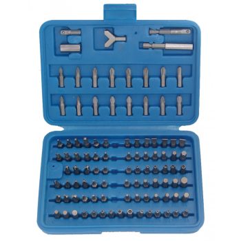   BGS technic Set biţi pentru şuruburi de siguranţă | Antrenare 6 colțuri exterior 6,3 mm (1/4") | 100 piese (BGS 765)