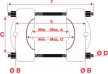 BGS technic Set cuţite separare pentru lucrări la rulmenţi cu bile | 6 piese (BGS 7753)