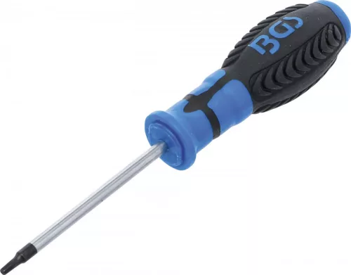 BGS technic Şurubelniţă | Profil T (pentru Torx) cu gaură siguranta T15 | Lungime lamă 80 mm (BGS 7849-T15)