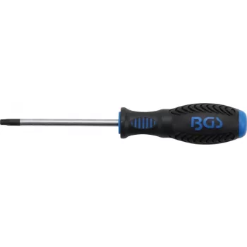   BGS technic Şurubelniţă | Profil T (pentru Torx) cu gaură siguranta T30 | Lungime lamă 100 mm (BGS 7849-T30)