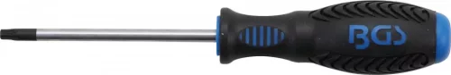 BGS technic Şurubelniţă | Profil T (pentru Torx) cu gaură siguranta T30 | Lungime lamă 100 mm (BGS 7849-T30)