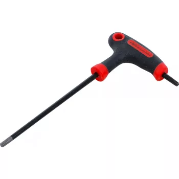   BGS DIY Şurubelniţă cu mâner T şi lamă laterală | Profil T (pentru Torx) cu/fără alezaj T20 (BGS 7880-T20)