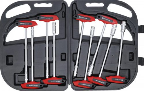 BGS DIY Set chei tubulare cu mâner T | 6 - 14 mm | 9 piese (BGS 7881)