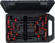 BGS DIY Set şurubelniţe cu mâner T şi lamă laterală | hexagon interior | 2 - 10 mm | 9 piese (BGS 7882)