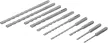 BGS technic Set burghie percutoare | tijă SDS, Vârfuri din carburi metalice | 4 - 12 mm | 56 piese (BGS 7894)