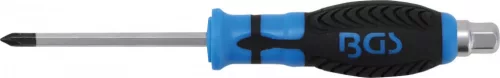 BGS technic Şurubelniţă, vârf cu profil hexagonal T | Cap cruce PH1 | Lungime lamă 75 mm (BGS 7911)