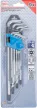 BGS technic Set chei tip L | extra lungi | Profil T (pentru Torx) cu gaură T10 - T50 | 9 piese (BGS 794)