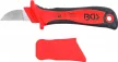 BGS technic Cuţit cabluri VDE cu protecţie anti-alunecare (BGS 7965)