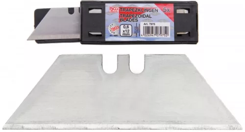 BGS technic Set 5 lame cutter trapezoidale 0.6x12 mm (BGS 7975)