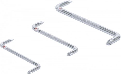 BGS DIY Set surubelnite la 90º | lamă dreaptă/vârf cruce | 3 piese (BGS 7982)