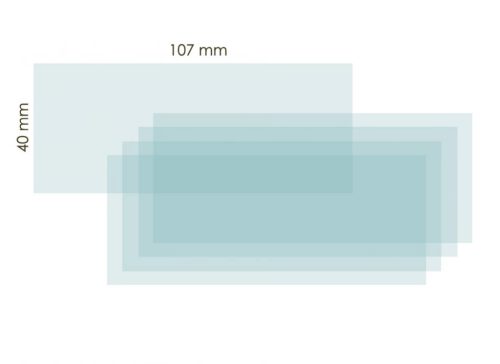 IWELD NORED OCHI plexiglass protectoare pentru interior Blackbase 40X107mm (80000S998CF)