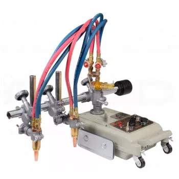   IWELD tăietor Dynamat mașină flacără CG1-100 (două capete) cu 2 1.8m șine (8000CG1100)