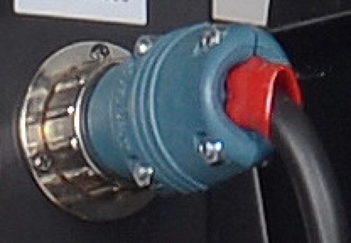 IWELD 6 pini Mufă conector (turcoaz) Puls MIG500 sinergică (8006PLPLUG)