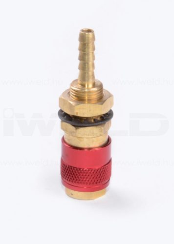 IWELD Apă conector rapid pentru D = 8mm furtun (roșu) (800701P041145)