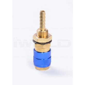   IWELD Apă conector rapid pentru D = 8mm furtun (albastru) (800701P041146)