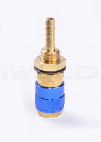 IWELD Apă conector rapid pentru D = 8mm furtun (albastru) (800701P041146)