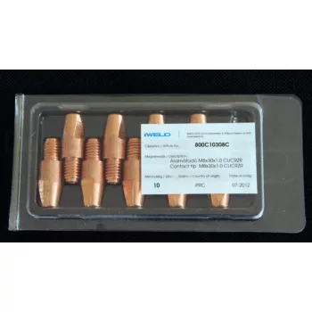 IWELD Transfer curent M8x30x1.0 CuCrZr (800C10308C)