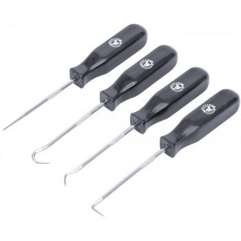   BGS DIY Set minicarlige cu maner din plastic, lungime 135mm | 4 piese (BGS 8016)