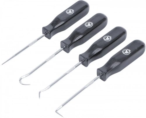 BGS DIY Set minicarlige cu maner din plastic, lungime 135mm | 4 piese (BGS 8016)