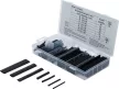 BGS technic Set tuburi termocontractante | negru | 127 piese (BGS 8042)