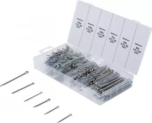 BGS technic Set șplinturi | oţel superior | Ø 1,6 - 4,0 mm | 555 piese (BGS 8048-1)