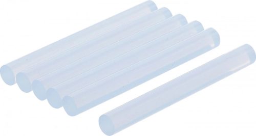 BGS DIY Set rezerve pentru pistol de lipit alb clar transparent, 11 x 100 mm 6buc (BGS 8051)
