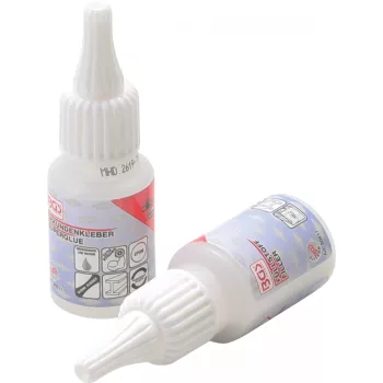   BGS technic Set reparaţie cu adeziv | Cusătură lipită 2 componente | Adeziv industrial 20 g / Granulat 20 g (BGS 80617)